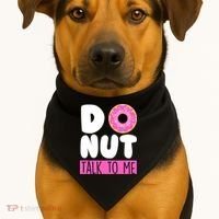 Donut Talk To Me USA-Made Doggie Bandana thumb 1