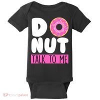 Donut Talk To Me Baby Bodysuit thumb 0