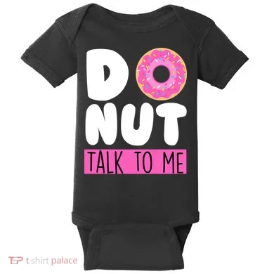 Donut Talk To Me Baby Bodysuit