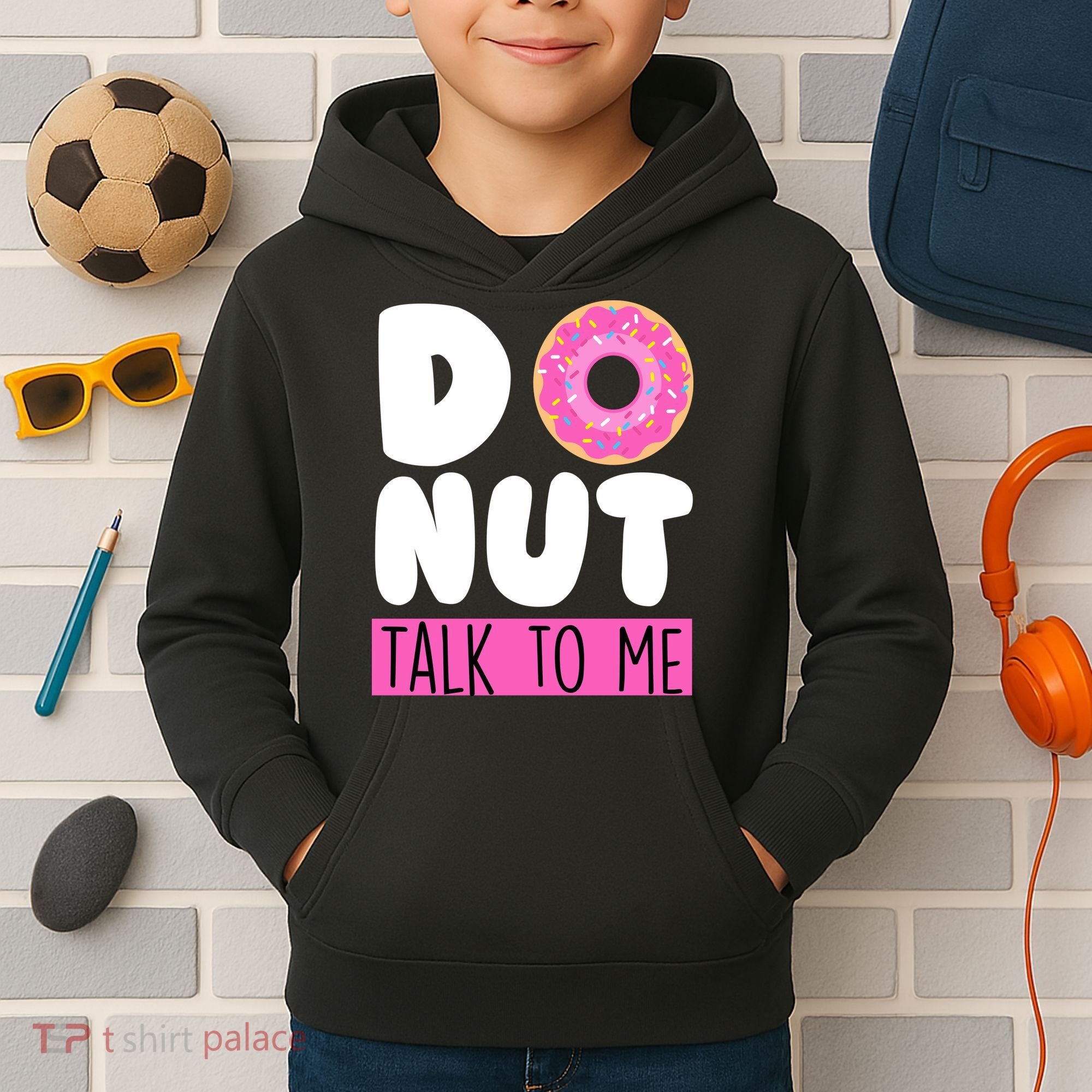Donut Talk To Me Kids Hoodie