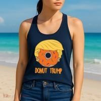 Donut Trump Women's Tank Top thumb 2