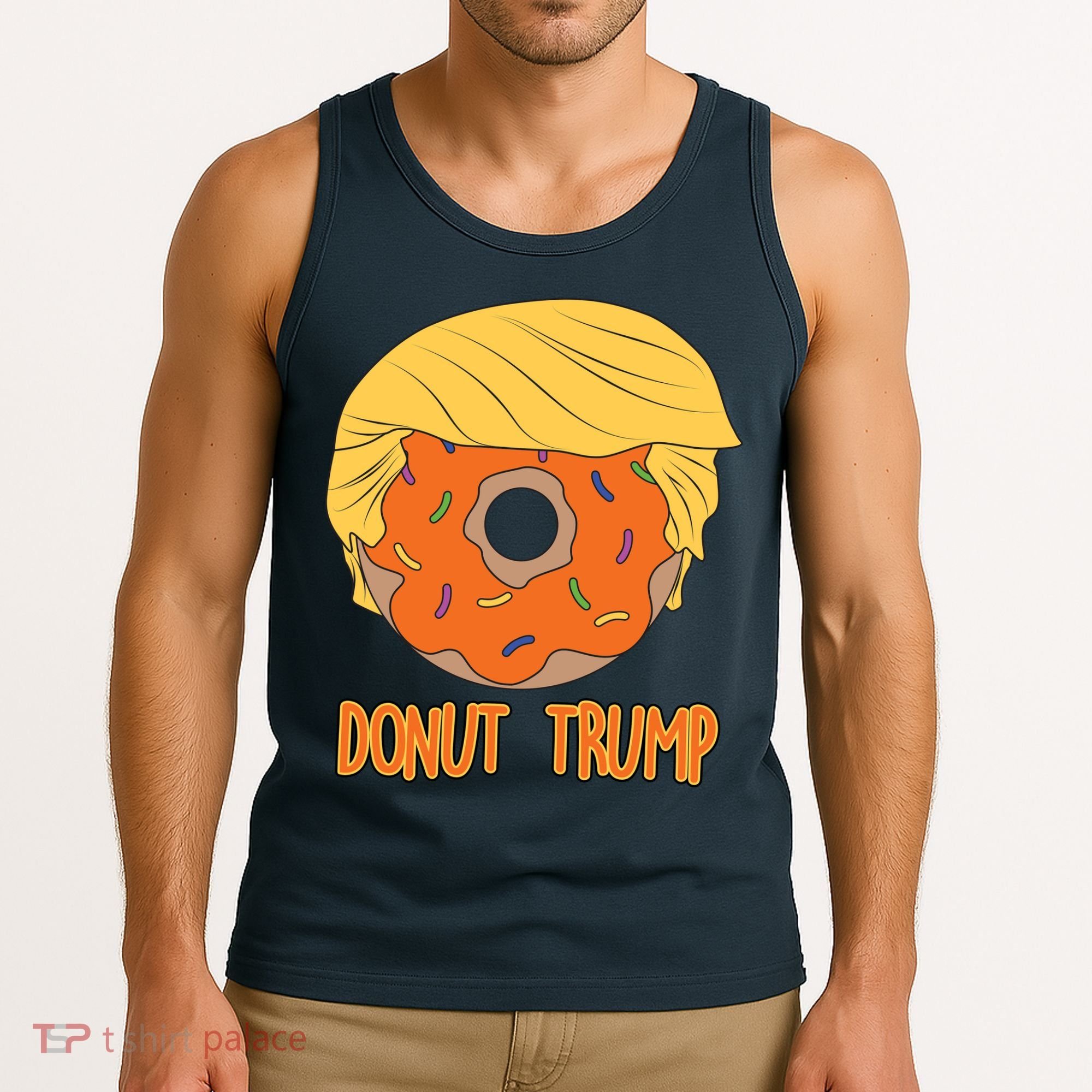 Donut Trump Tank Top