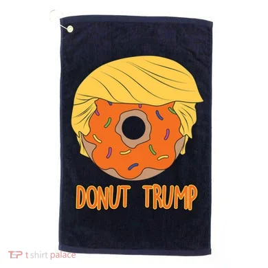Donut Trump Golf Towel