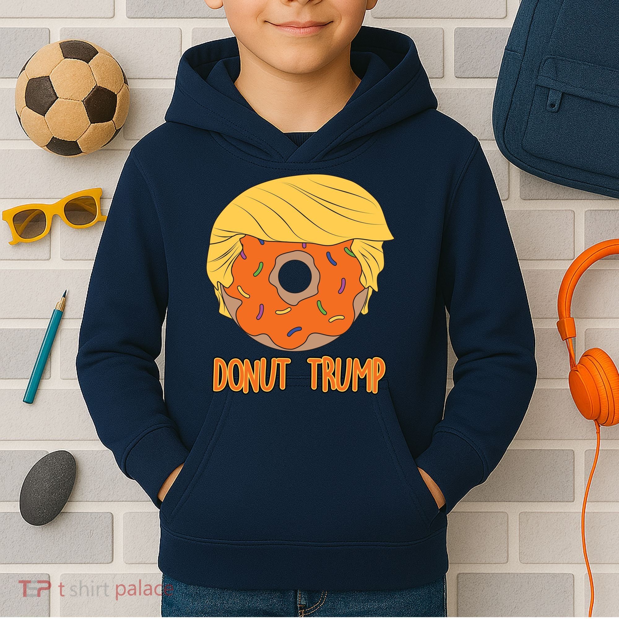 Donut Trump Kids Hoodie