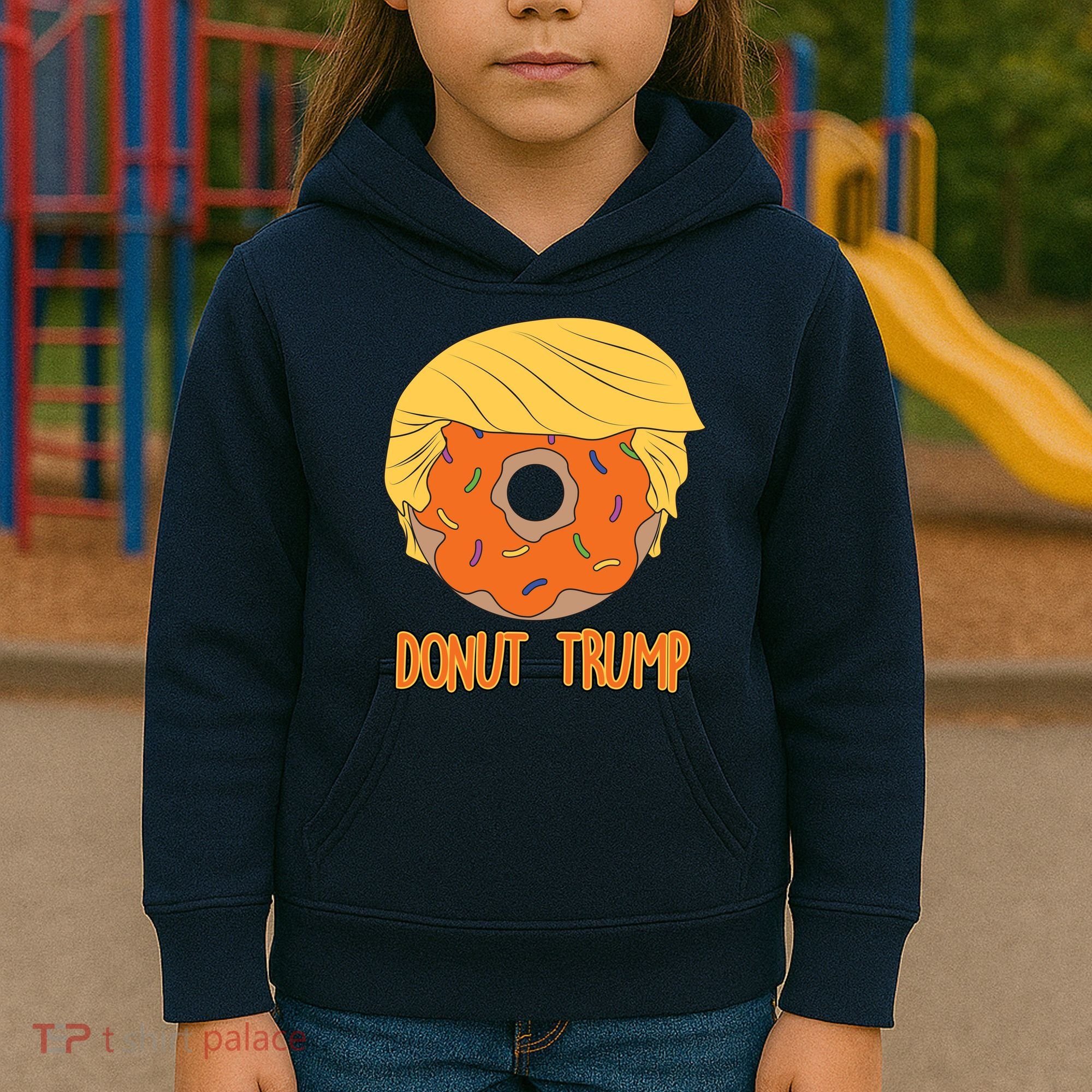 Donut Trump Kids Hoodie