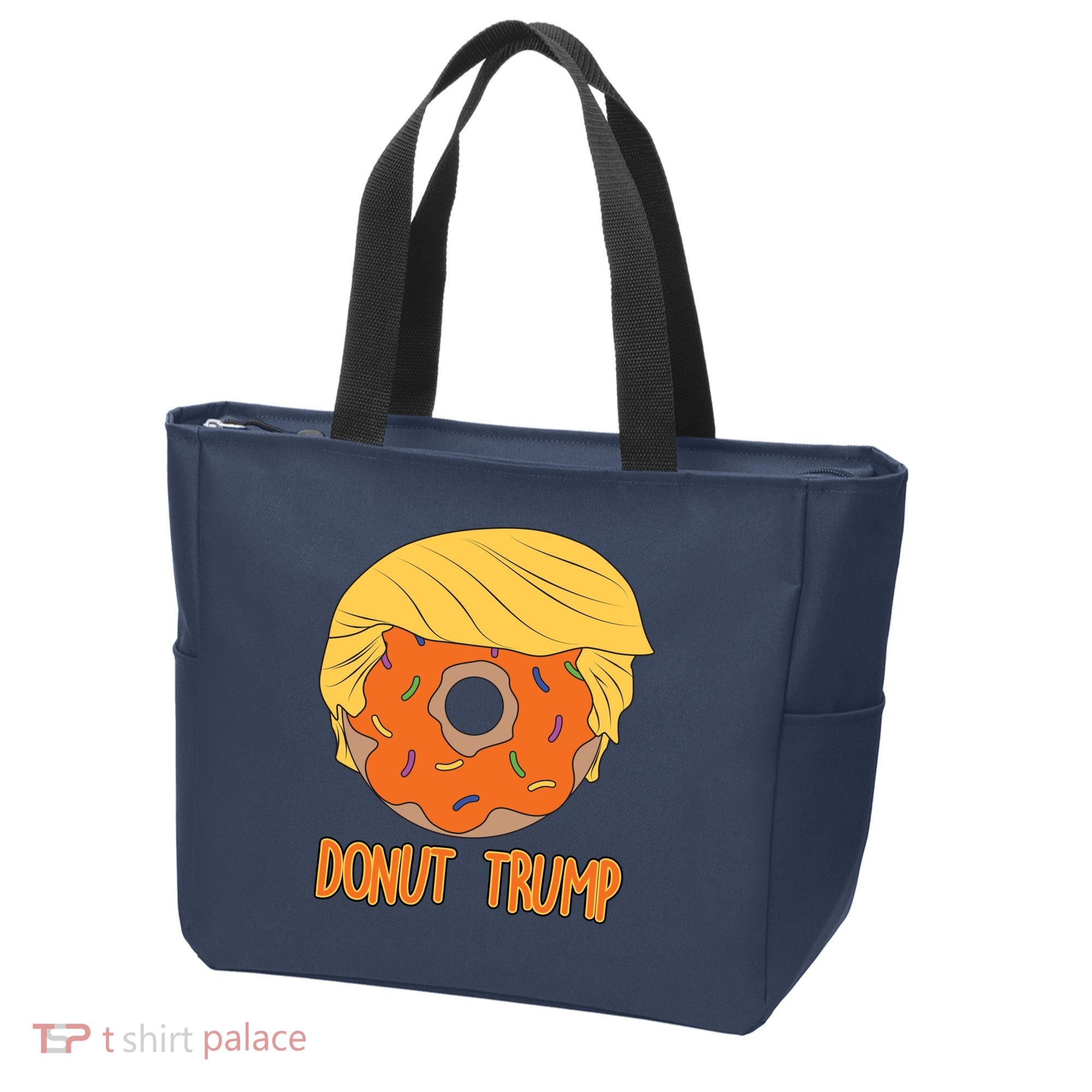 Donut Trump Tote Bag