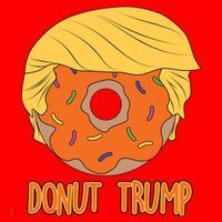 Donut Trump Santa Hat thumb 1