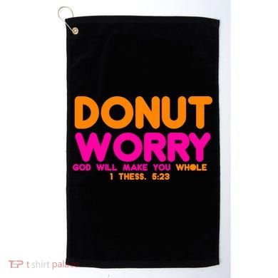 Donut Worry Golf Towel