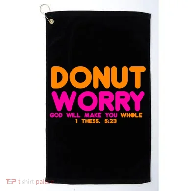 Donut Worry Golf Towel