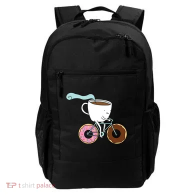 Donuts Coffee Bicycle  Backpack