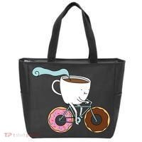 Donuts Coffee Bicycle  Tote Bag thumb 0