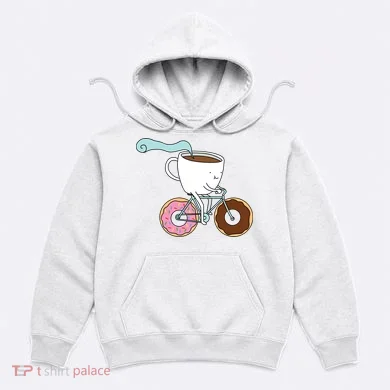 Donuts Coffee Bicycle  Hoodie
