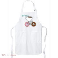 Donuts Coffee Bicycle  Apron thumb 0