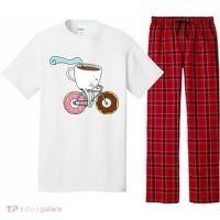 Donuts Coffee Bicycle  Pajama Set thumb 0