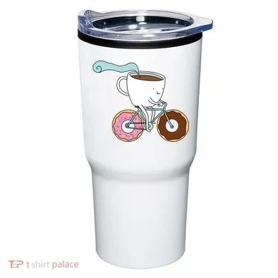 Donuts Coffee Bicycle Tumbler