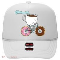 Donuts Coffee Bicycle  Hat thumb 0