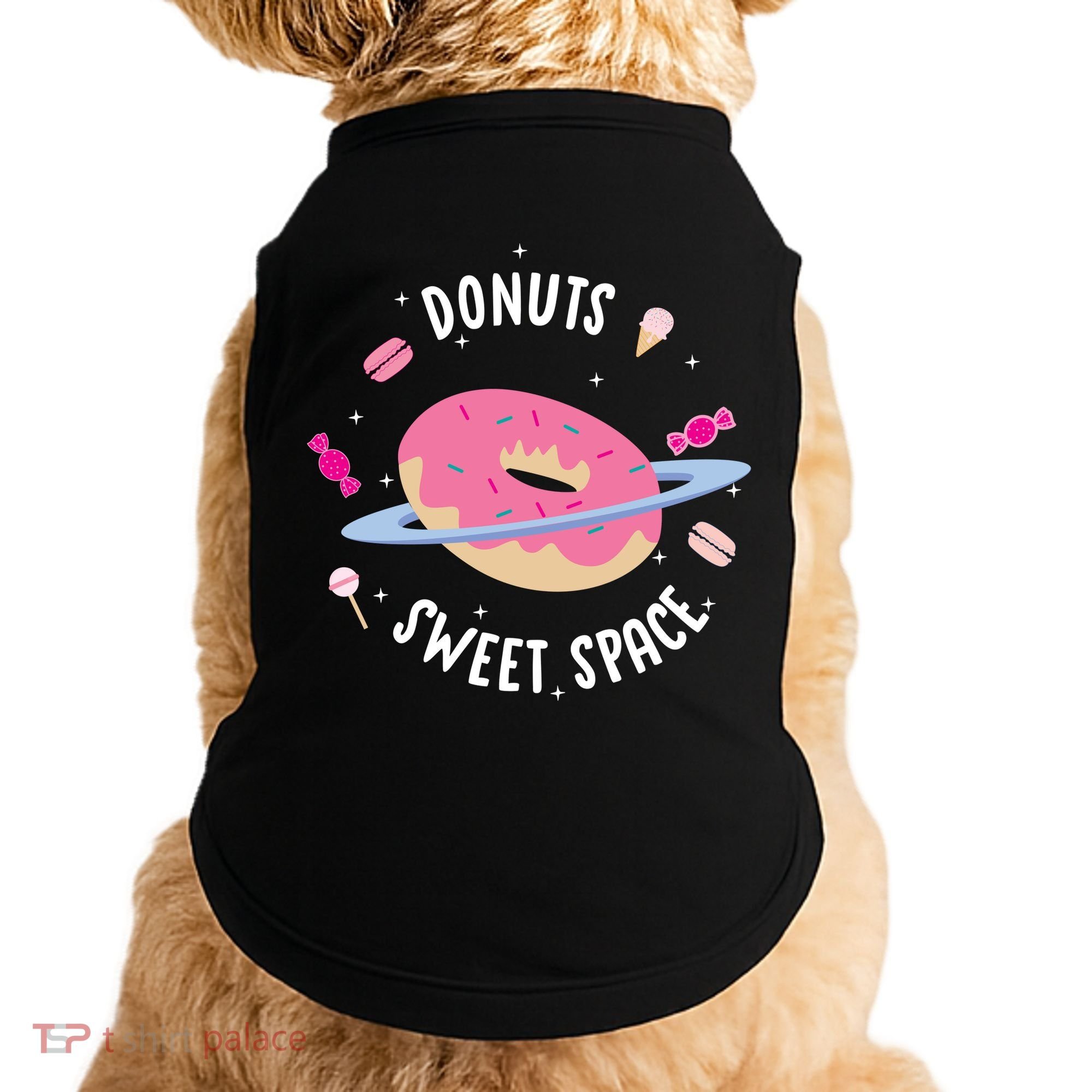 Donuts Sweet Space  Doggie Tank