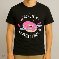 Donuts Sweet Space  T-Shirt thumb 3