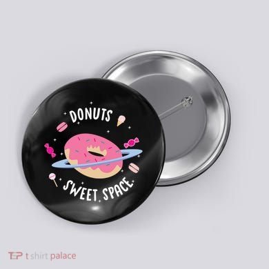 Donuts Sweet Space  Button