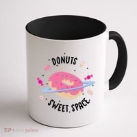 Donuts Sweet Space  Coffee Mug thumb 1