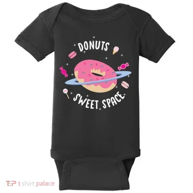 Donuts Sweet Space  Baby Bodysuit