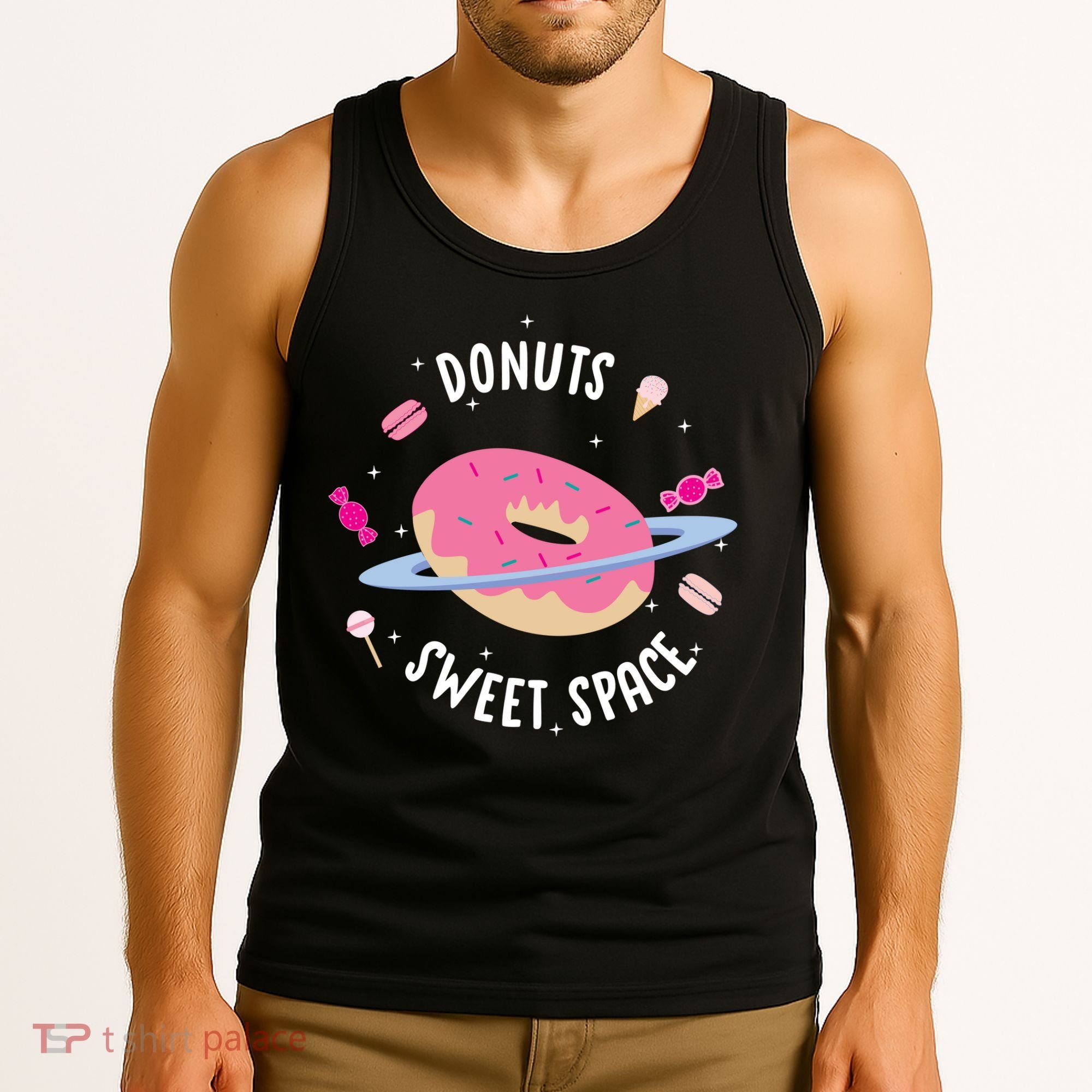 Donuts Sweet Space  Tank Top