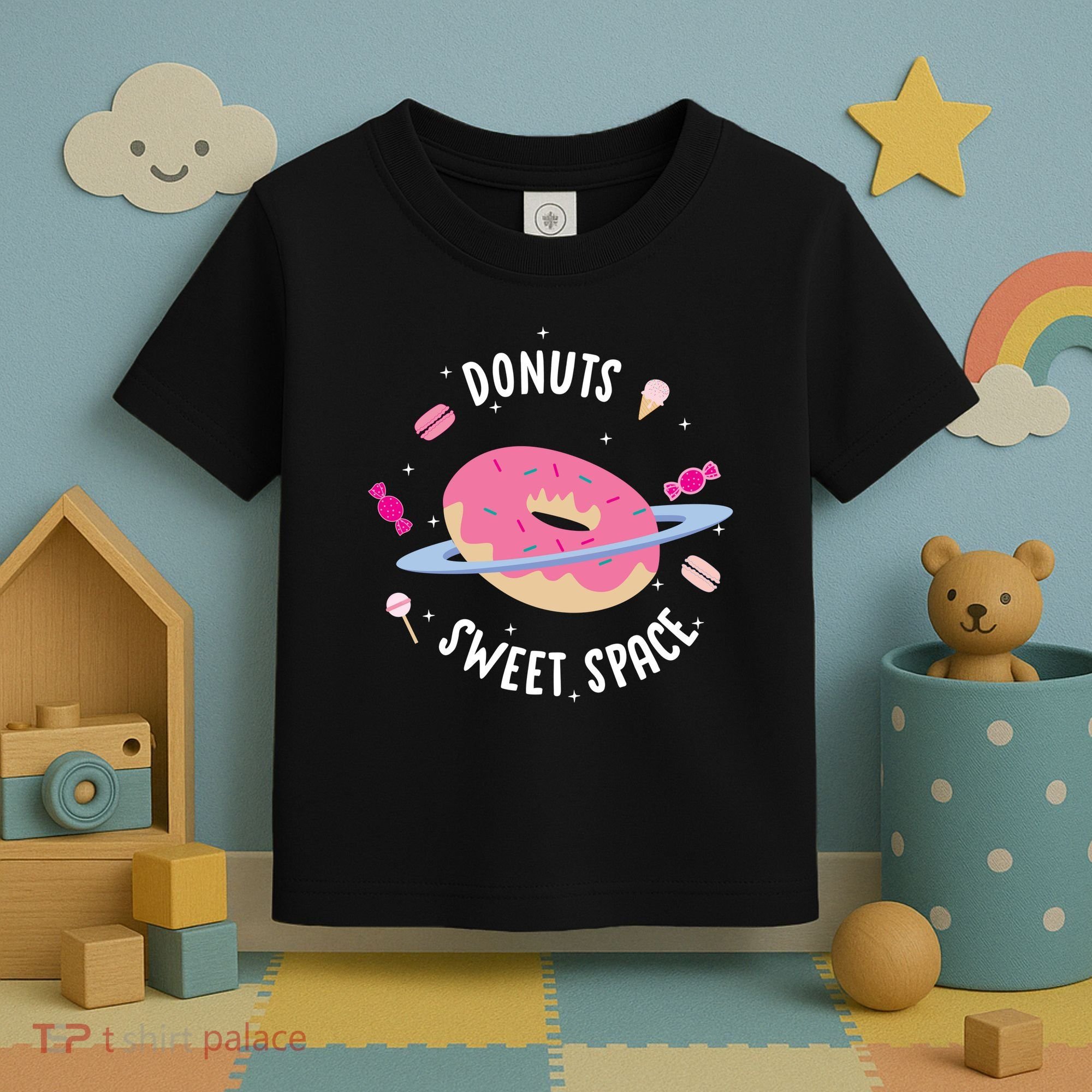 Donuts Sweet Space  Toddler T-Shirt