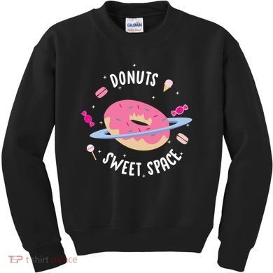 Donuts Sweet Space  Kids Sweatshirt