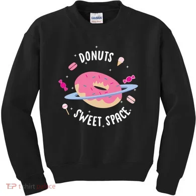 Donuts Sweet Space  Kids Sweatshirt