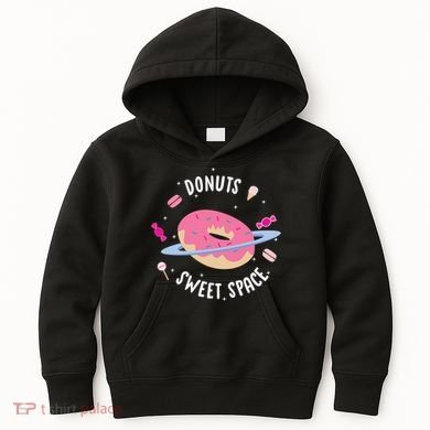 Donuts Sweet Space  Kids Hoodie