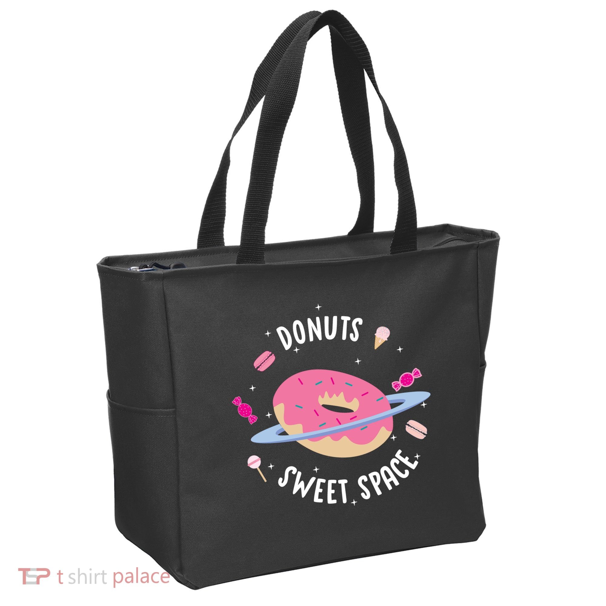Donuts Sweet Space  Tote Bag