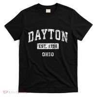 Dayton Ohio Oh Vintage Established Sports T-Shirt thumb 0