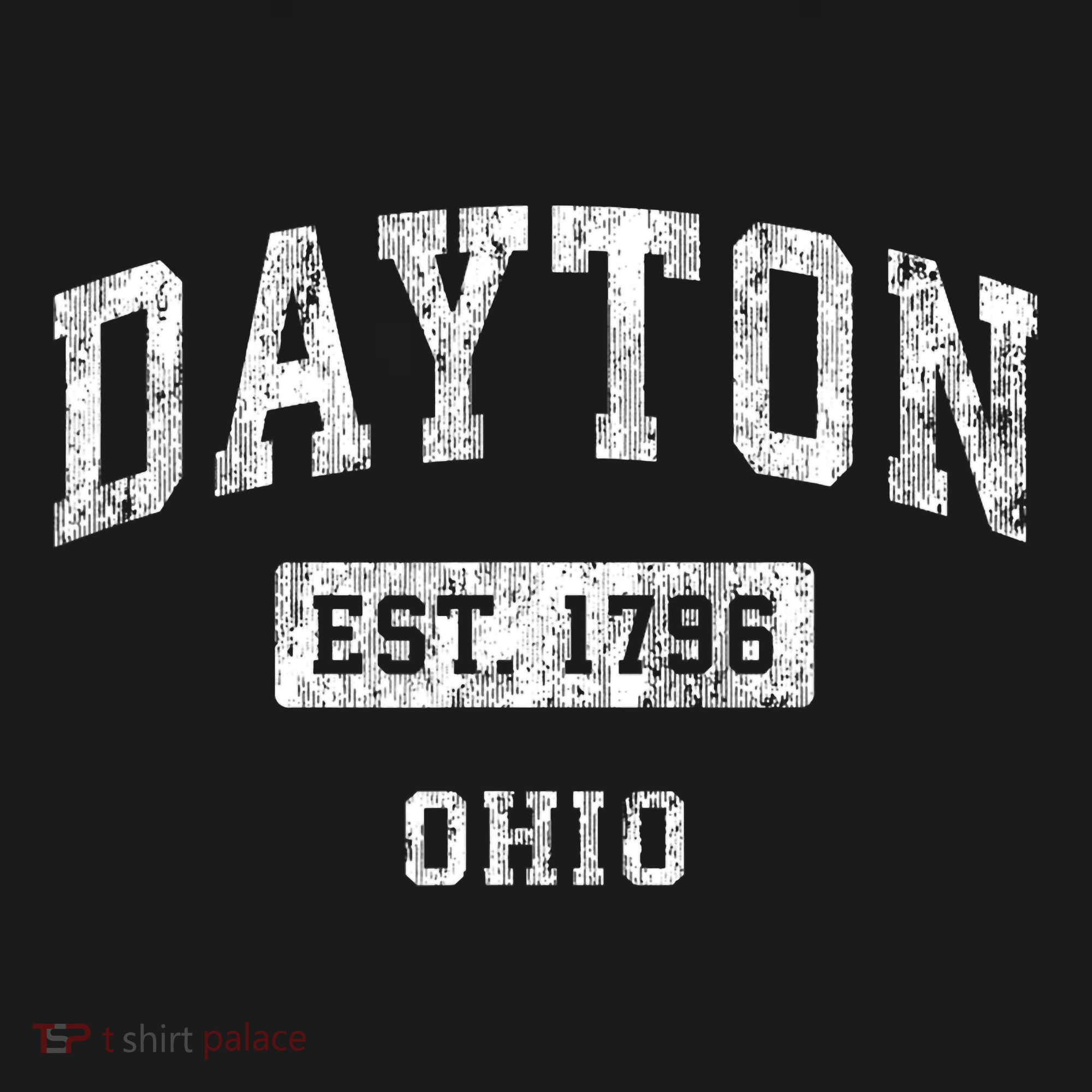 Dayton Ohio Oh Vintage Established Sports T-Shirt