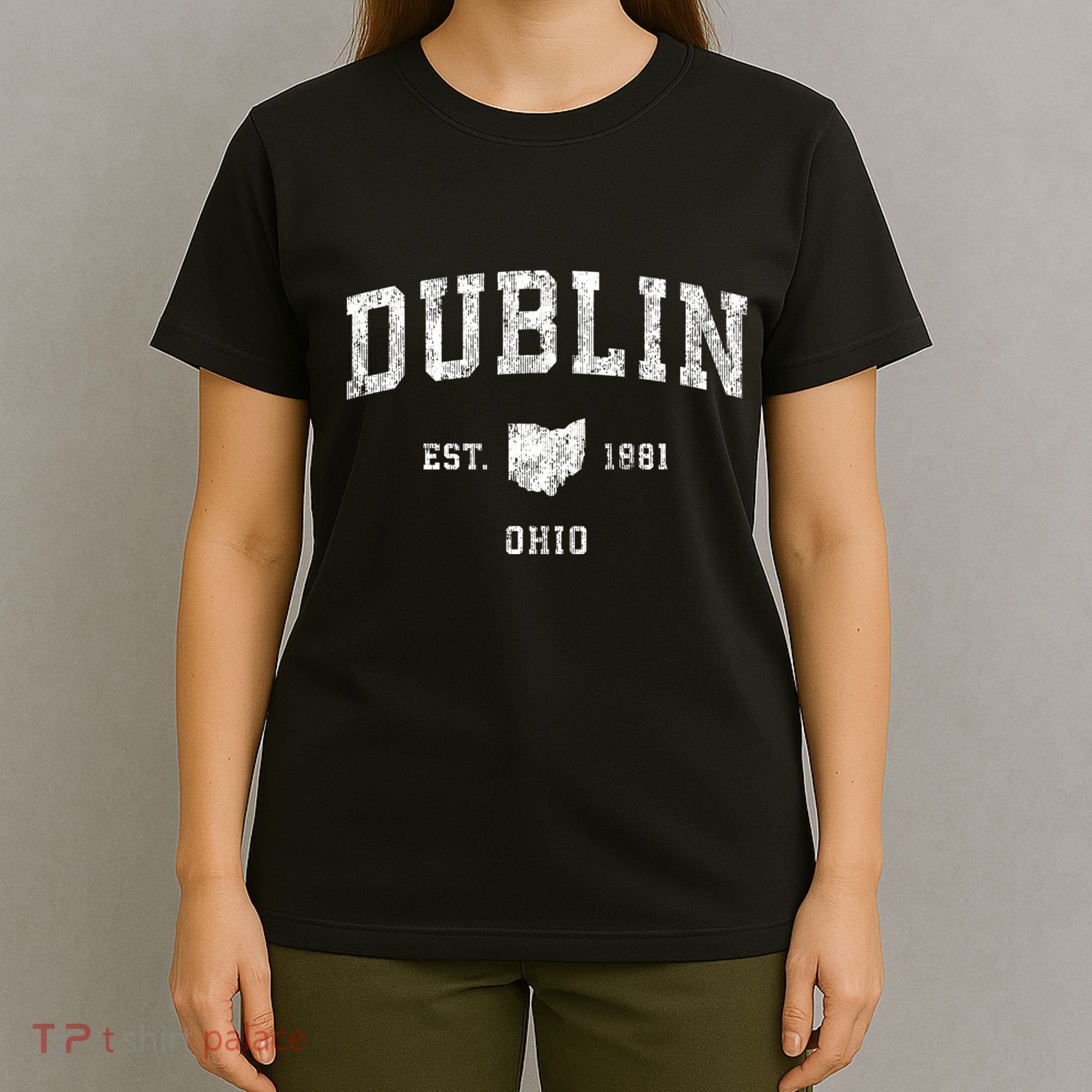 Dublin Ohio Oh Vintage Athletic Sports T-Shirt