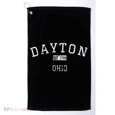 Dayton Ohio Oh Vintage Golf Towel