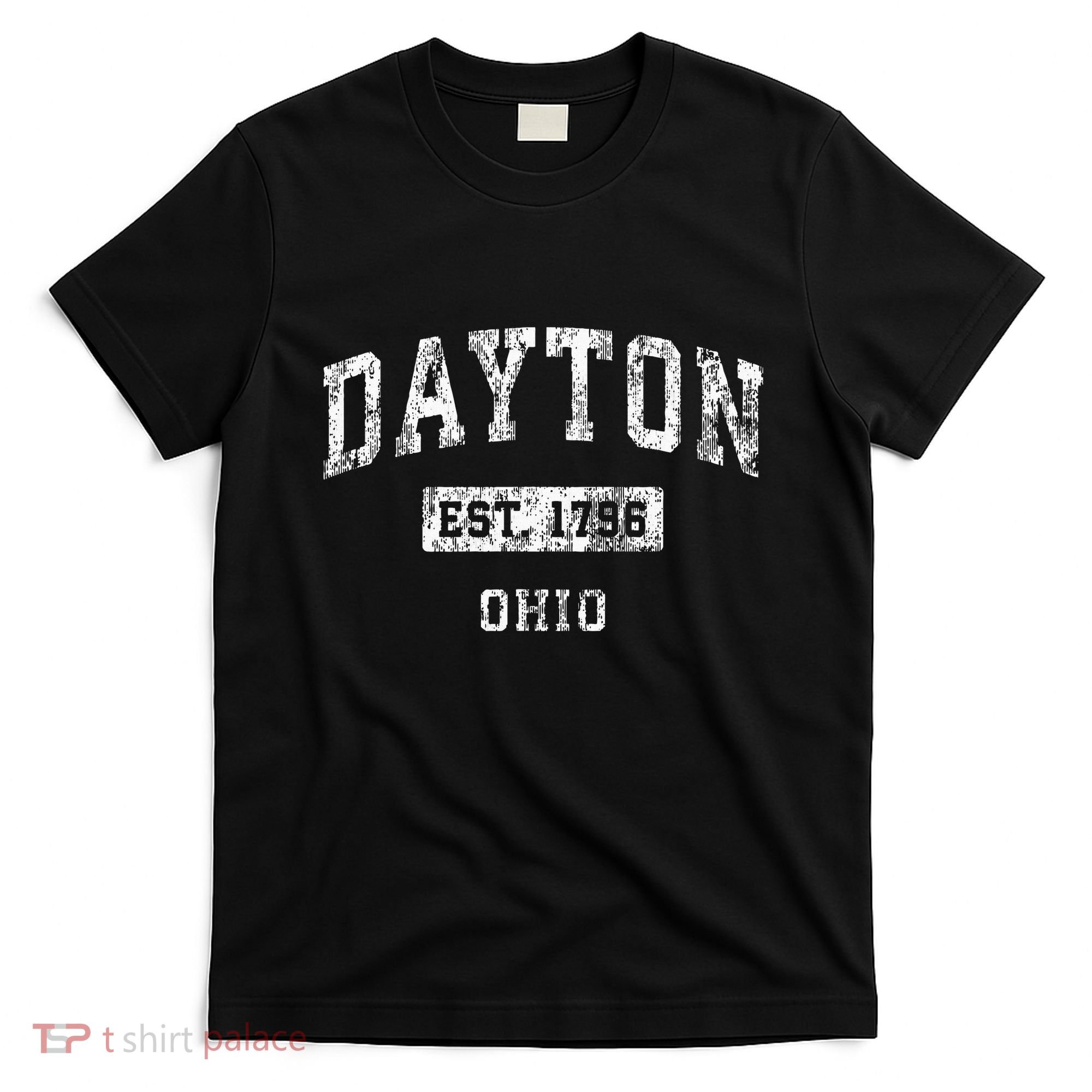 Dayton Ohio Oh Vintage Established Sports T-Shirt