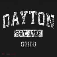 Dayton Ohio Oh Vintage Established Sports T-Shirt thumb 7