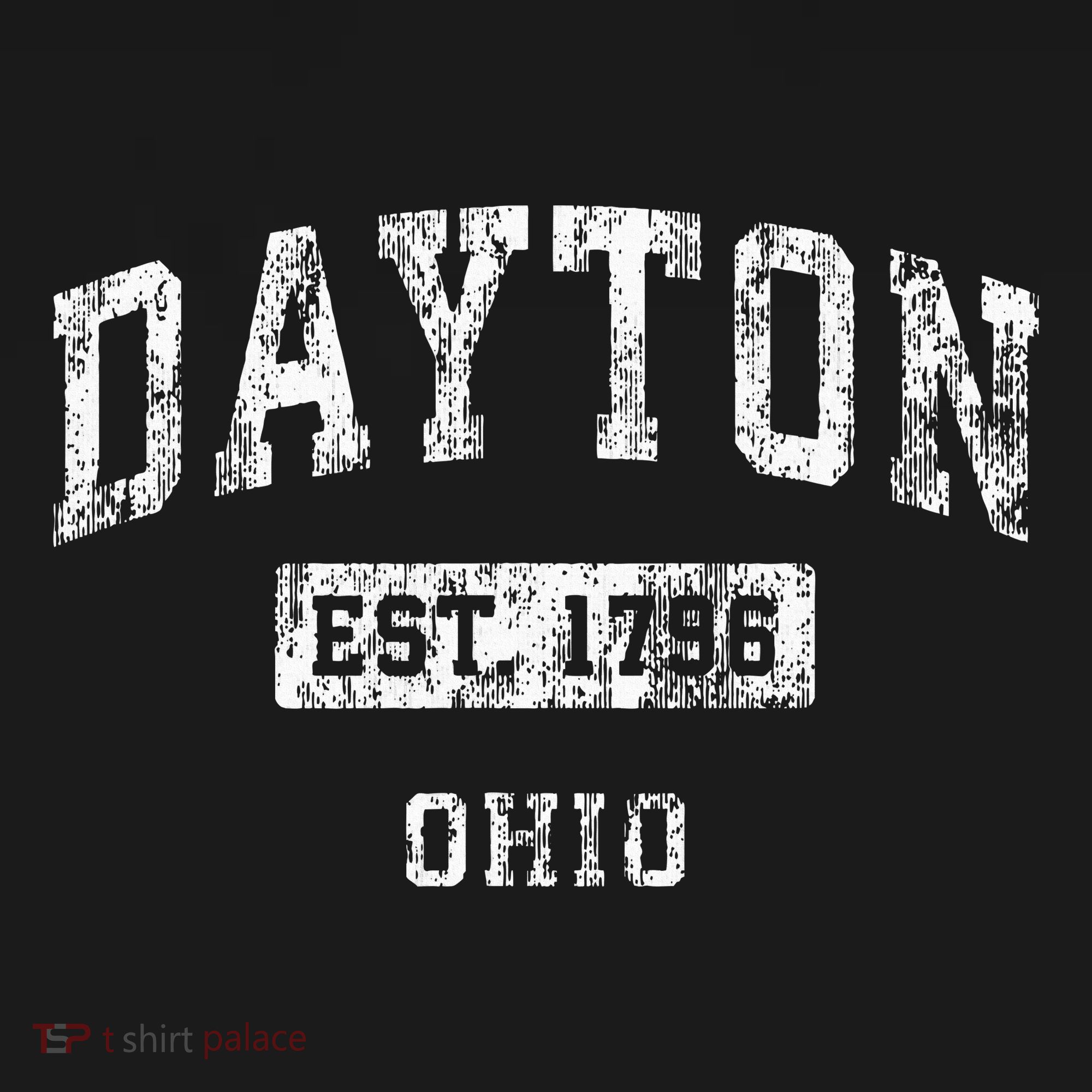 Dayton Ohio Oh Vintage Established Sports T-Shirt