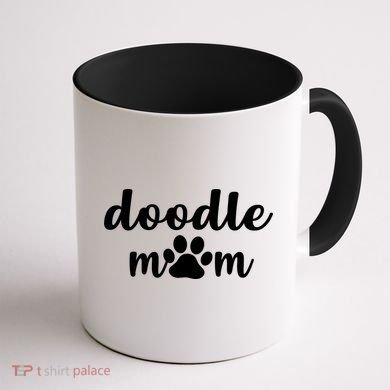 Doodle Mom Dog Mother Coffee Mug back