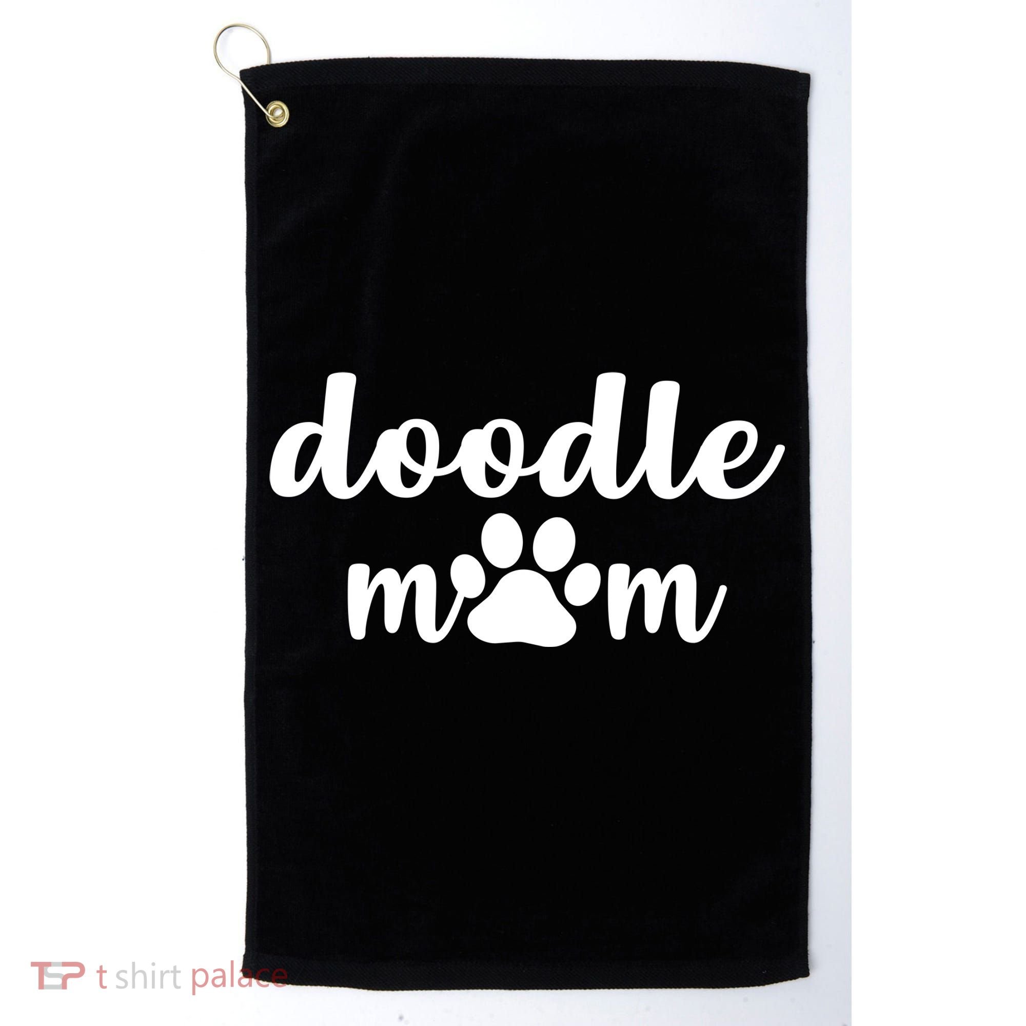 Doodle Mom Dog Mother Golf Towel