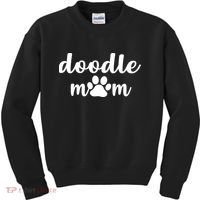 Doodle Mom Dog Mother Kids Sweatshirt thumb 0