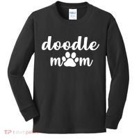 Doodle Mom Dog Mother Kids Long Sleeve Shirt thumb 0