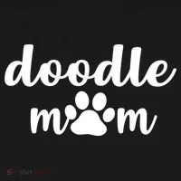 Doodle Mom Dog Mother Kids Long Sleeve Shirt thumb 2