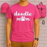 Doodle Mom Dog Mother T-Shirt thumb 6