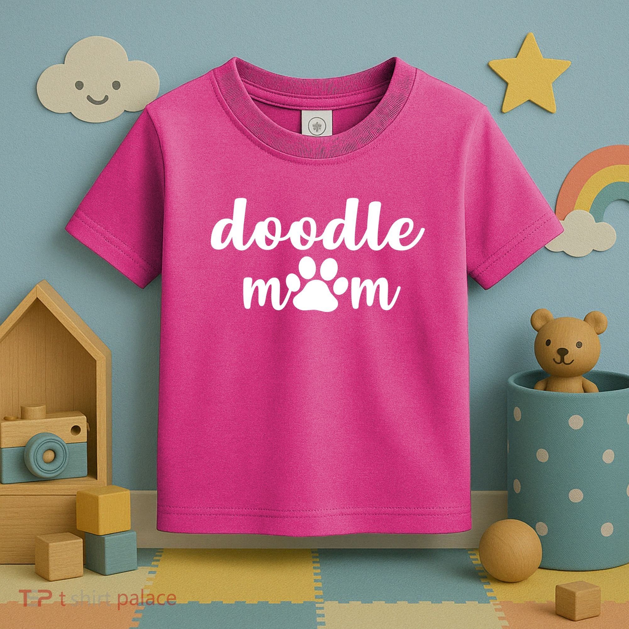 Doodle Mom Dog Mother Toddler T-Shirt