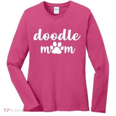 Doodle Mom Dog Mother Women's Long Sleeve Shirt