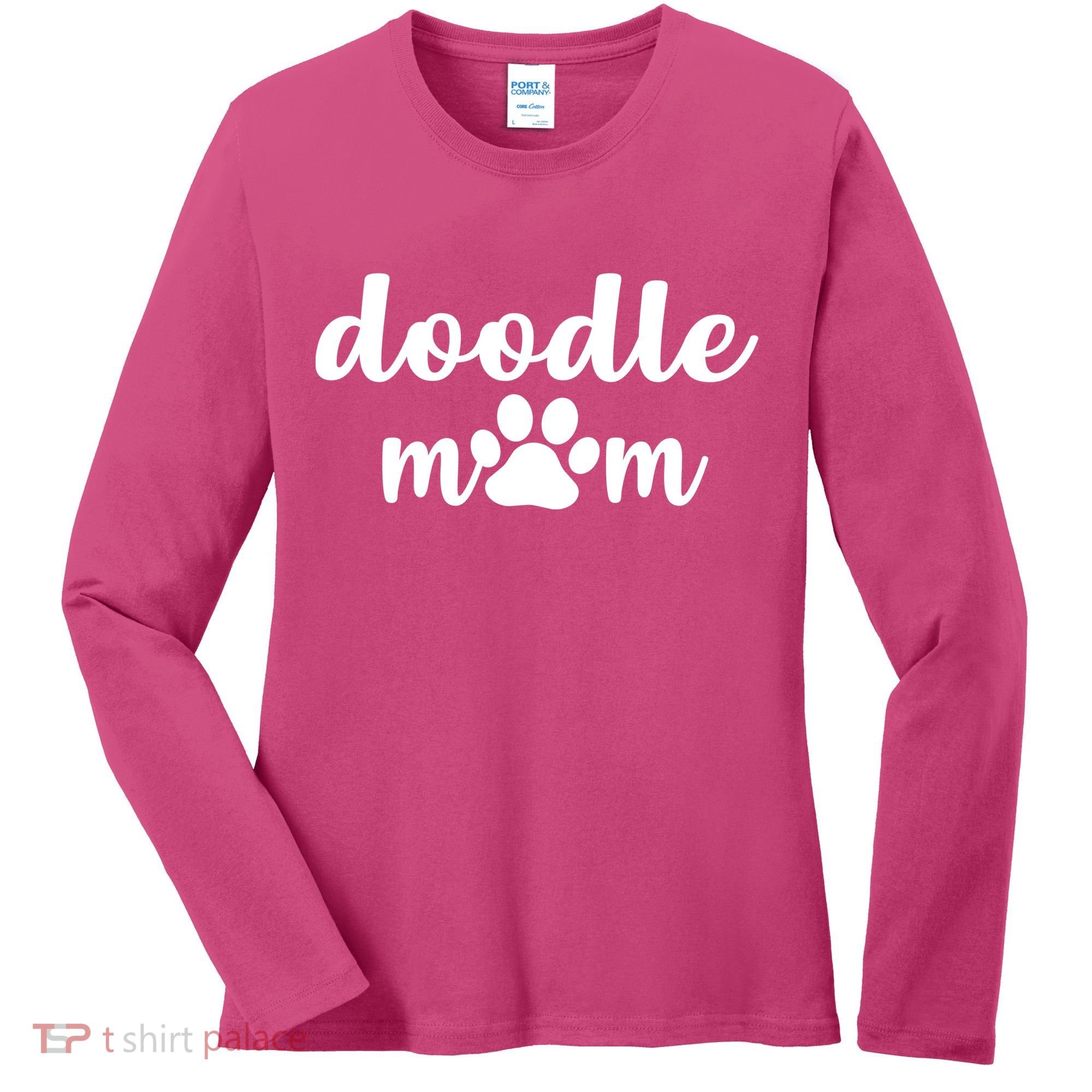 Doodle Mom Dog Mother Women's Long Sleeve Shirt