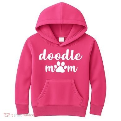 Doodle Mom Dog Mother Kids Hoodie
