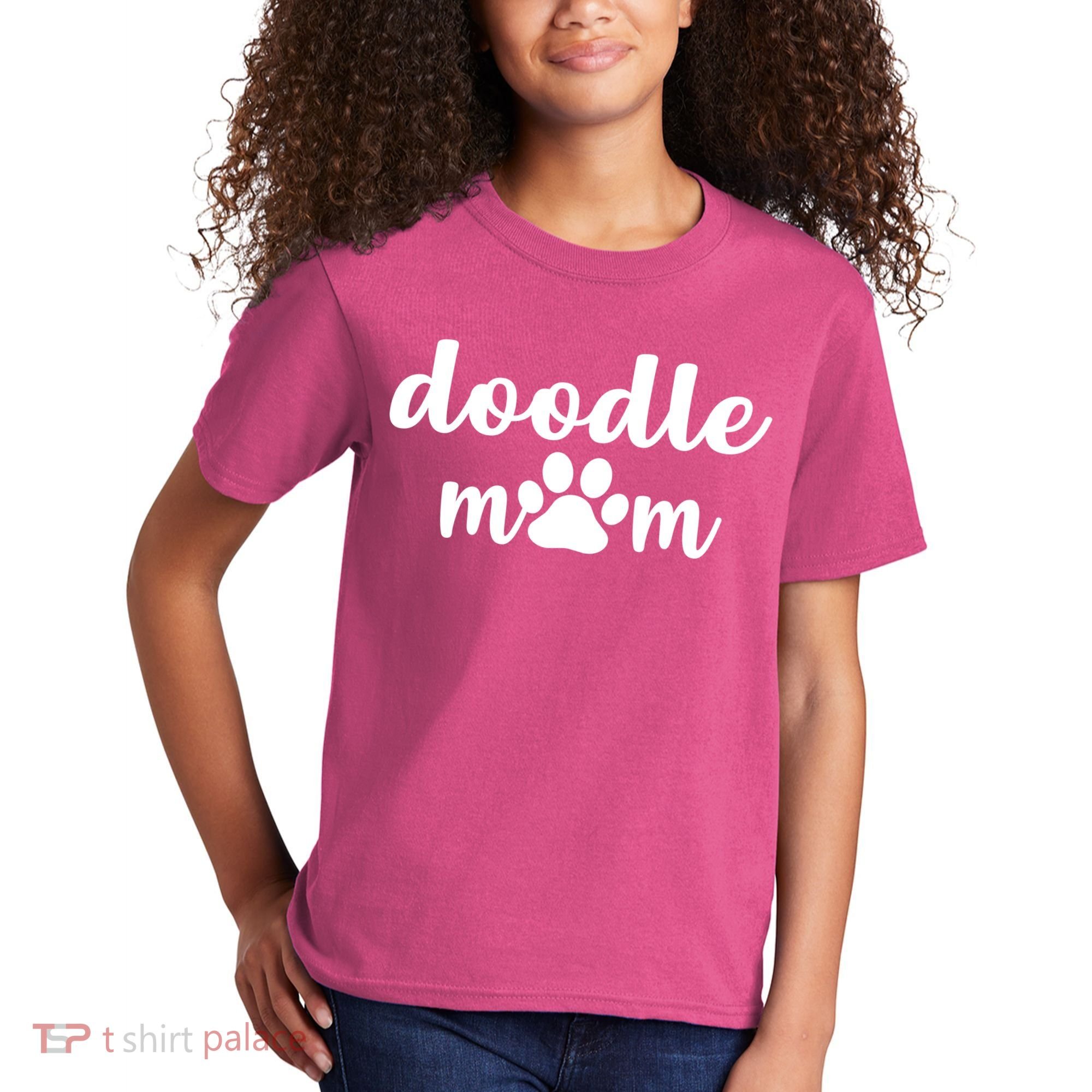 Doodle Mom Dog Mother Kids T-Shirt