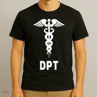 Doctor Of Physical Therapy DPT Caduceus Symbol Gifts T-Shirt thumb 3